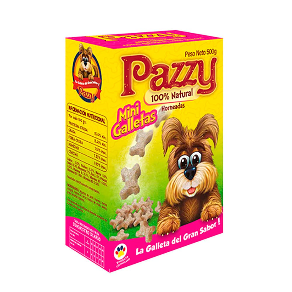 GALLETAS PAZZY MINI CAJA (500 GR)