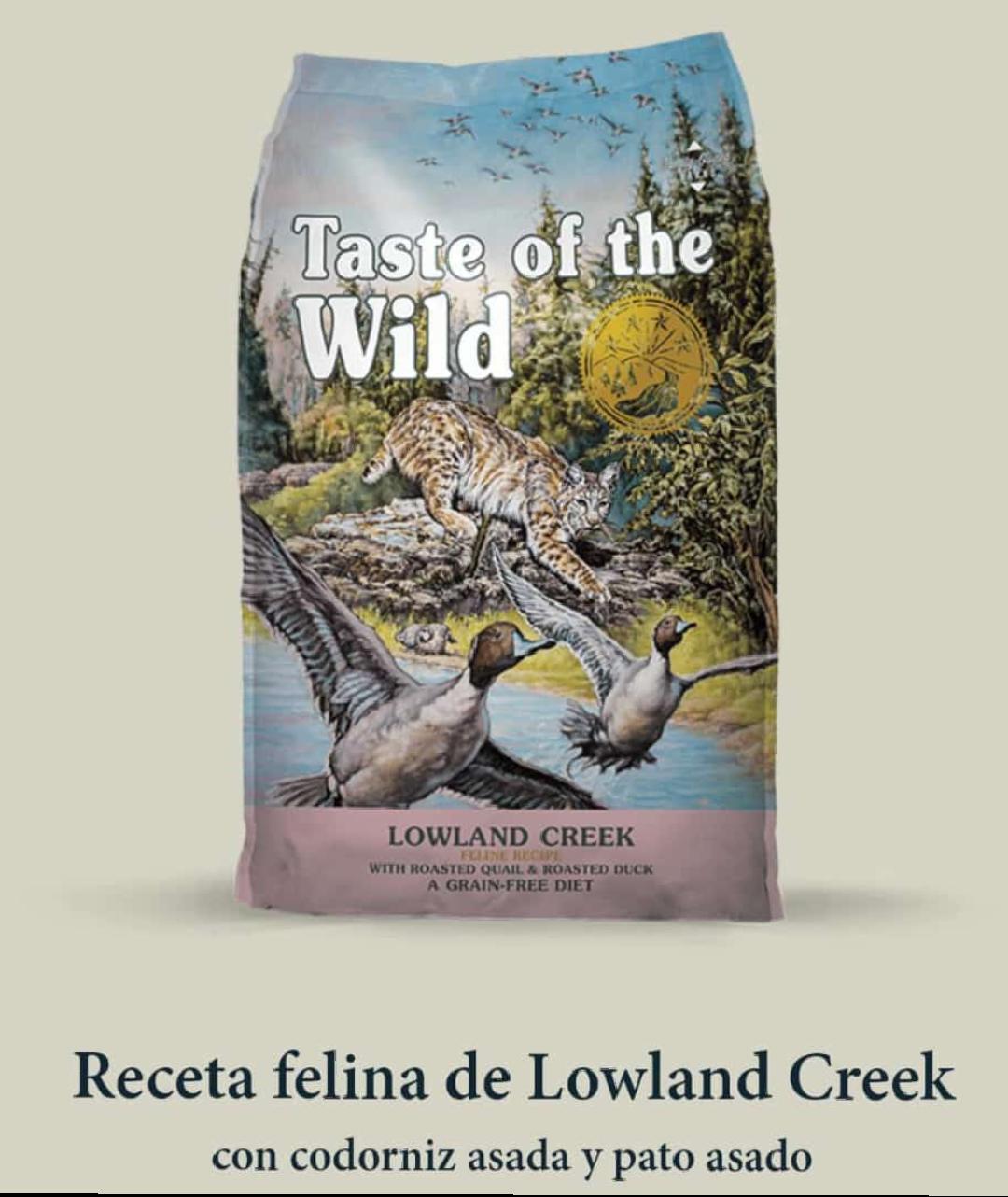 TASTE OF THE WILD LOWLAND CREEK FELINE RECIPE